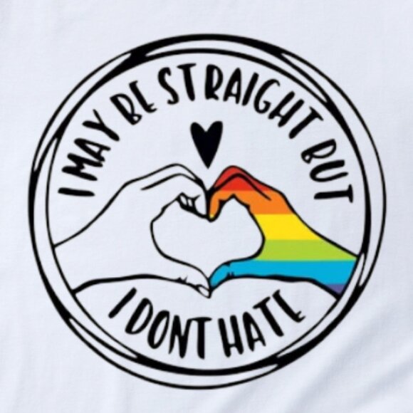 I May Be Straight But I Don_t Hate Shirt, Support Lgbt Shirt, Pride Month Gift - Picture 2 of 4